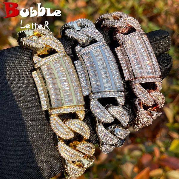 bangle bubble letter baguette cuban link bracelet for men iced out prong setting necklace choker real gold plated hip hop jewelry, Black
bangle bubble letter baguette cuban link bracelet for men iced out prong setting necklace choker real gold plated hip hop jewelry, Black