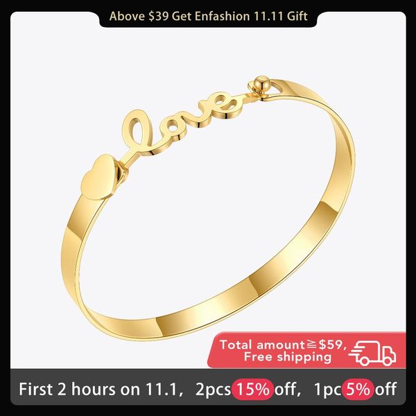 bangle enfashion stainless steel letter bangle gold color bracelet for women fashion jewelry initial bracelets set pulseras mujer b2271, Black
bangle enfashion stainless steel letter bangle gold color bracelet for women fashion jewelry initial bracelets set pulseras mujer b2271, Black
