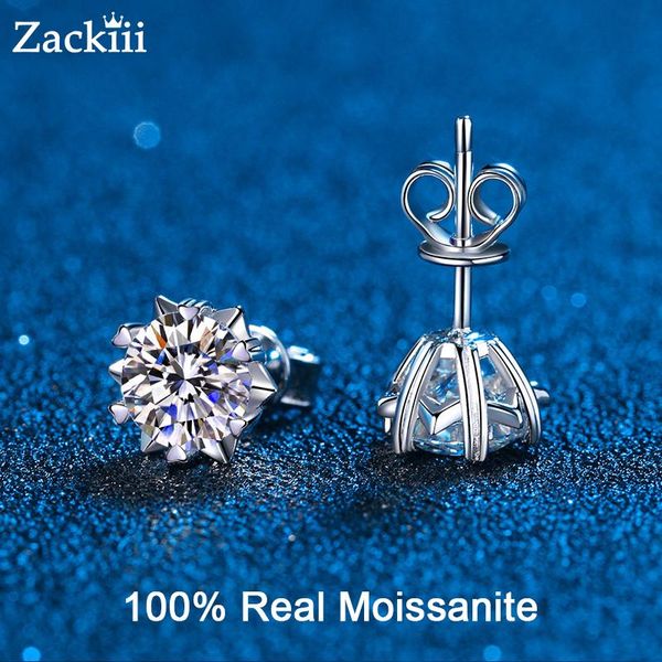stud 100% moissanite stud earrings 0.64ct platinum plated sterling silver vvs lab diamond snowflake ear studs for women fine jewelry, Golden;silver
stud 100% moissanite stud earrings 0.64ct platinum plated sterling silver vvs lab diamond snowflake ear studs for women fine jewelry, Golden;silver