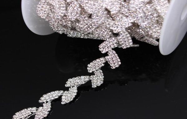 wedding sashes 1yard silver crystal dress belt bridal cup chain trim leaf shape rhinestone sew on garments diy1709045, White
wedding sashes 1yard silver crystal dress belt bridal cup chain trim leaf shape rhinestone sew on garments diy1709045, White