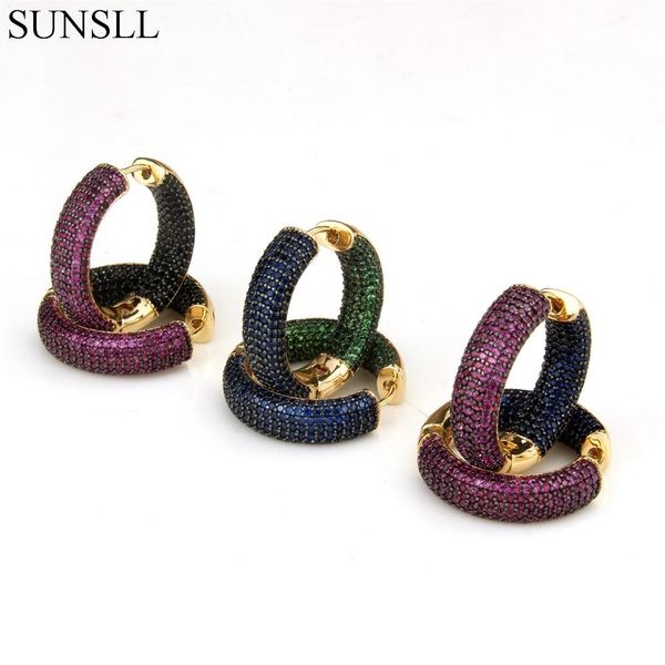 huggie sunsll golden copper pins multicolor cubic zirconia big circle hoop earrings women's fashion party jewelry cobre cz brincos, Golden;silver
huggie sunsll golden copper pins multicolor cubic zirconia big circle hoop earrings women's fashion party jewelry cobre cz brincos, Golden;silver