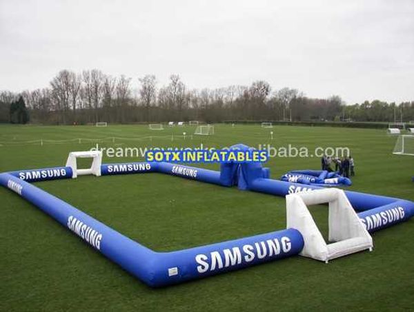 Image of Outdoor football inflatable football pitch soccer field inflatable tent for football field for sale
