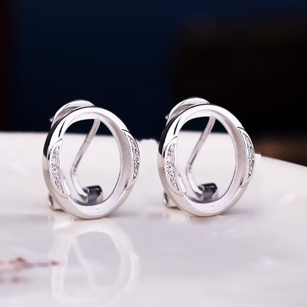 back 925 sterling silver women clip earrings 10x14mm oval cabochon semi mount earrings fit amber agate gemstone setting
back 925 sterling silver women clip earrings 10x14mm oval cabochon semi mount earrings fit amber agate gemstone setting