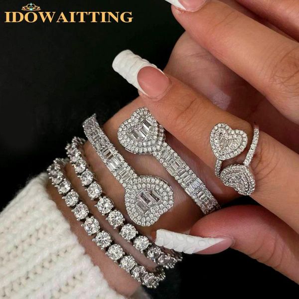 bangle 2022 fashion iced out baguette cz double heart shape adjustable cuff bangle bling 5a cubic zirconia luxury lover hiphop jewelry, Black
bangle 2022 fashion iced out baguette cz double heart shape adjustable cuff bangle bling 5a cubic zirconia luxury lover hiphop jewelry, Black