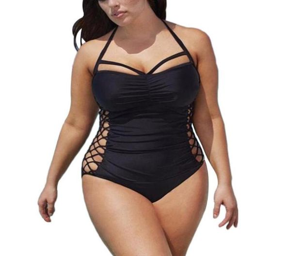men039s swimwear woman 1 piece plus size lace hollow out padded ruched halter monokini swimsuit black4624029
men039s swimwear woman 1 piece plus size lace hollow out padded ruched halter monokini swimsuit black4624029