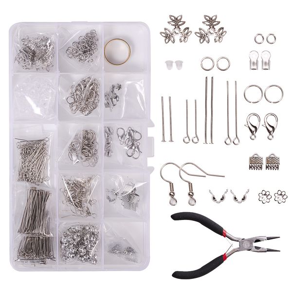 popular pin ring alloy lobster buckle combination with pliers tool diy bracelet necklace jewelry making accessories earring tool set, Blue;slivery
popular pin ring alloy lobster buckle combination with pliers tool diy bracelet necklace jewelry making accessories earring tool set, Blue;slivery