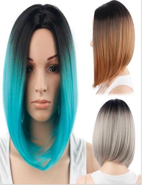 synthetic hair wigs short bob wig ombre color 12inch heat resistant synthetic hair wigs popular style8512900, Black
synthetic hair wigs short bob wig ombre color 12inch heat resistant synthetic hair wigs popular style8512900, Black