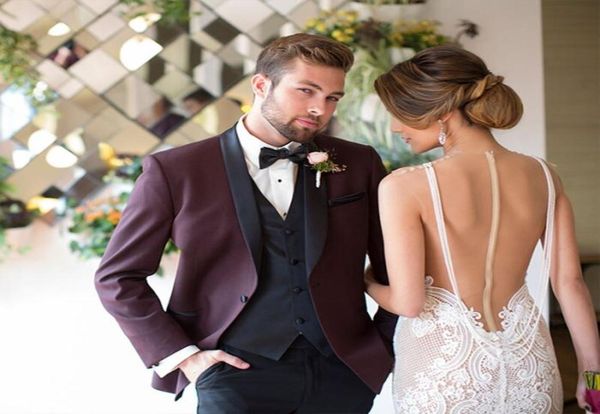 new one button burgundy groom tuxedos shawl lapel groomsmen man suits mens wedding suits jacketpantsvesttie5219854, Black;gray
new one button burgundy groom tuxedos shawl lapel groomsmen man suits mens wedding suits jacketpantsvesttie5219854, Black;gray