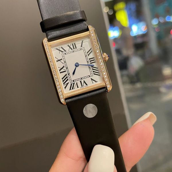 couple watch diamond watch tank men's large women's small imported quartz movement optional steel band sapphire mirror finish stee, Slivery;brown
couple watch diamond watch tank men's large women's small imported quartz movement optional steel band sapphire mirror finish stee, Slivery;brown