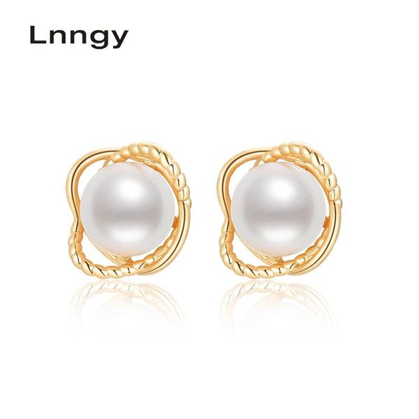 stud lnngy 14k gold filled earrings 7.58mm natural cultured freshwater pearl twisted stud earrings women party earrings fine jewelry, Golden;silver
stud lnngy 14k gold filled earrings 7.58mm natural cultured freshwater pearl twisted stud earrings women party earrings fine jewelry, Golden;silver