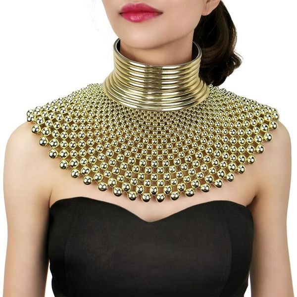 necklaces manilai twopiece set statement necklaces for women big torques collar choker beaded necklace steampunk jewelry, Silver
necklaces manilai twopiece set statement necklaces for women big torques collar choker beaded necklace steampunk jewelry, Silver
