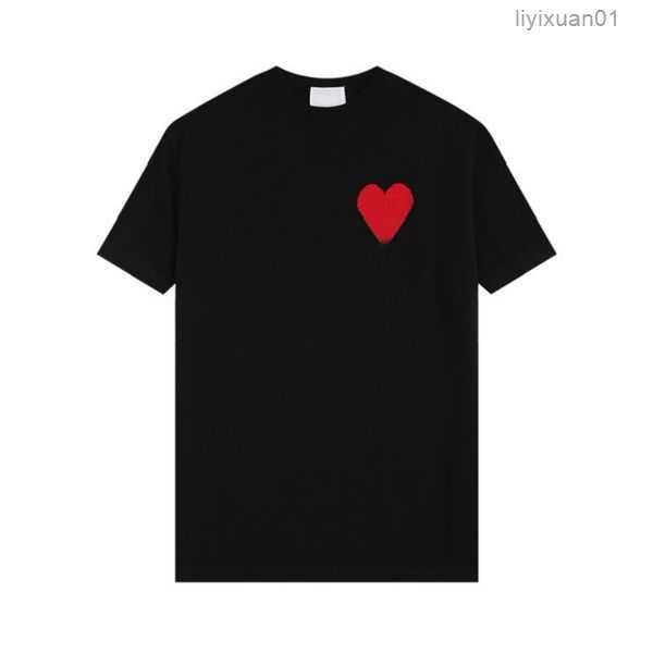 luxury fashion style streetwear t shirt 23 spring love jacquard embroidery knitted short sleeve oversize version design for amis men and wom, White;black
luxury fashion style streetwear t shirt 23 spring love jacquard embroidery knitted short sleeve oversize version design for amis men and wom, White;black