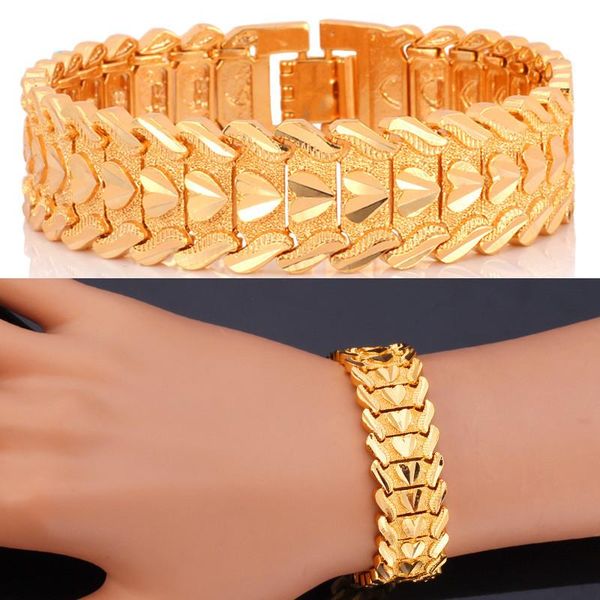 bangle starlord yellow gold color bangles bracelets valentine's day gift vintage big heart men jewelry wholesale h423, Black
bangle starlord yellow gold color bangles bracelets valentine's day gift vintage big heart men jewelry wholesale h423, Black