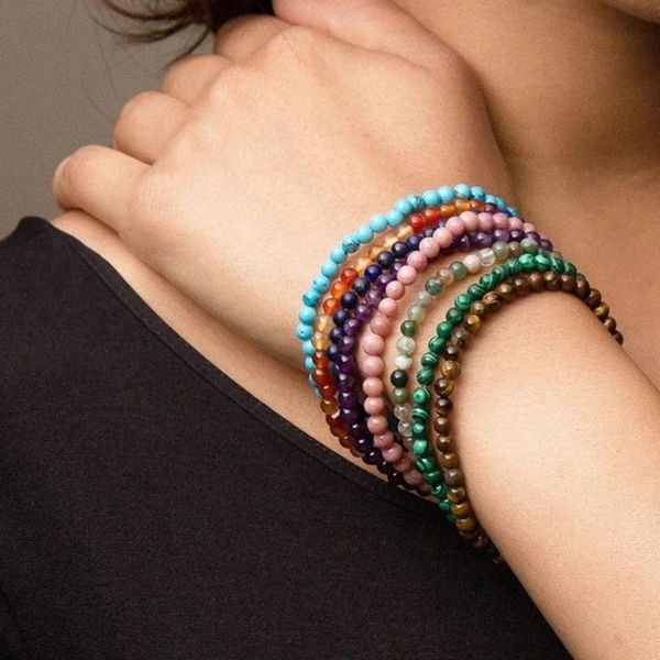 bangle oaiite 8 pcs/set tiger eye turquoise amethyst beads bracelets bangles women mini natural stone bracelet set yoga energy jewelry, Black
bangle oaiite 8 pcs/set tiger eye turquoise amethyst beads bracelets bangles women mini natural stone bracelet set yoga energy jewelry, Black