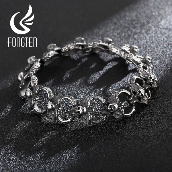 bangle fongten vintage gothic skull head men bracelet stainless steel black charm punk viking bracelets armband men fashion jewelry
bangle fongten vintage gothic skull head men bracelet stainless steel black charm punk viking bracelets armband men fashion jewelry