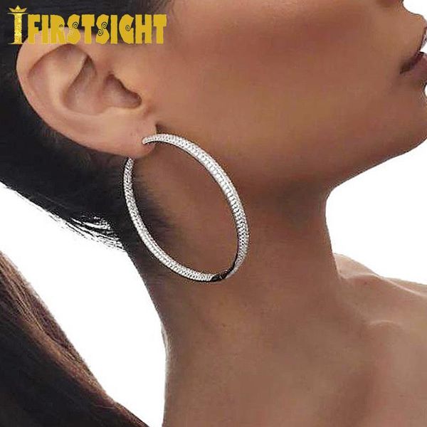 huggie popular earrings with rhinestone circle earrings simple earrings big circle gold color hoop earrings 50mm for women, Golden;silver
huggie popular earrings with rhinestone circle earrings simple earrings big circle gold color hoop earrings 50mm for women, Golden;silver