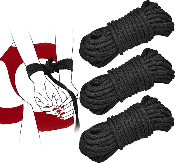 factory outlet 3pack soft cotton-rope black beginner set shibari bondage restraint kit toys for women and couples
factory outlet 3pack soft cotton-rope black beginner set shibari bondage restraint kit toys for women and couples