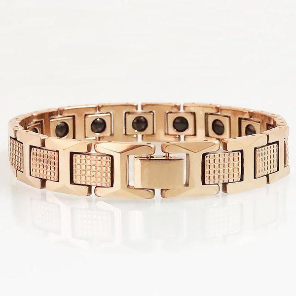 bangle rose gold plated tengsten man bracelet health care germanium magnetic homme wrist on hand chain women gold plated jewelry gifts, Black
bangle rose gold plated tengsten man bracelet health care germanium magnetic homme wrist on hand chain women gold plated jewelry gifts, Black