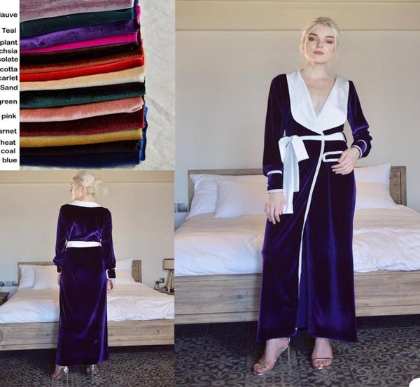 2021 fall winter velvet bridal bathrobe long sleeve ladies night gowns ankle length women sleep wear wedding robe9049993, White
2021 fall winter velvet bridal bathrobe long sleeve ladies night gowns ankle length women sleep wear wedding robe9049993, White