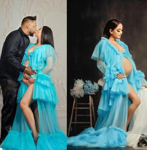 elegant blue women sleepwear robes tiered ruffles maternity fluffy kimono pregnant prom nightrobes bathrobe bridesmaid evening dre4062729, White
elegant blue women sleepwear robes tiered ruffles maternity fluffy kimono pregnant prom nightrobes bathrobe bridesmaid evening dre4062729, White