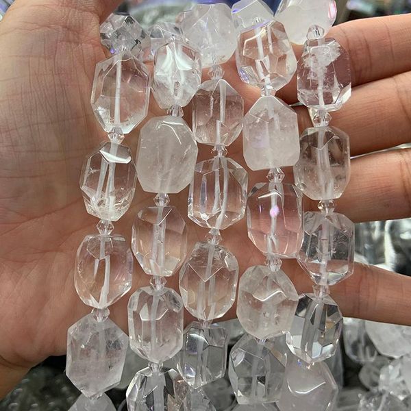 crystal natural white rock quartz beads 15'' faceted irregular diy loose beads for jewelry making beads necklace for women men gif
crystal natural white rock quartz beads 15'' faceted irregular diy loose beads for jewelry making beads necklace for women men gif
