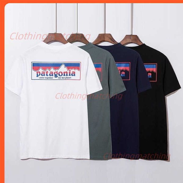 patagonias summer fashion brand blue and red mountains printed men's and women's casual round neck short-sleeved, White;black
patagonias summer fashion brand blue and red mountains printed men's and women's casual round neck short-sleeved, White;black
