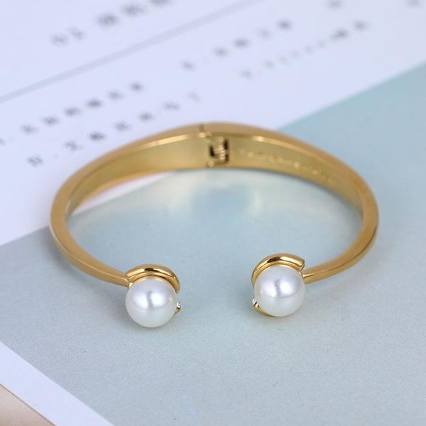 bangle european and american jewelry wholesale simple fashion double pearl open bracelet accessories, Black
bangle european and american jewelry wholesale simple fashion double pearl open bracelet accessories, Black