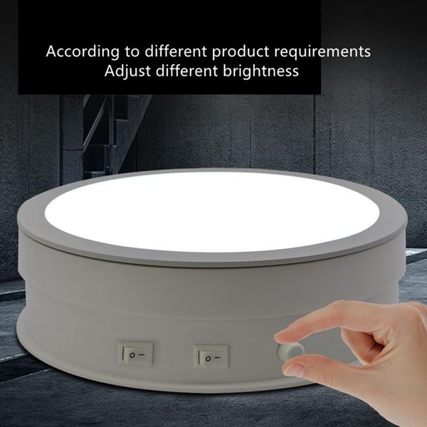 boxes electric bright turntable display stand with light automatic rotating display stand for pgraphy jewelry organizer 15/20/30cm, Black;white
boxes electric bright turntable display stand with light automatic rotating display stand for pgraphy jewelry organizer 15/20/30cm, Black;white