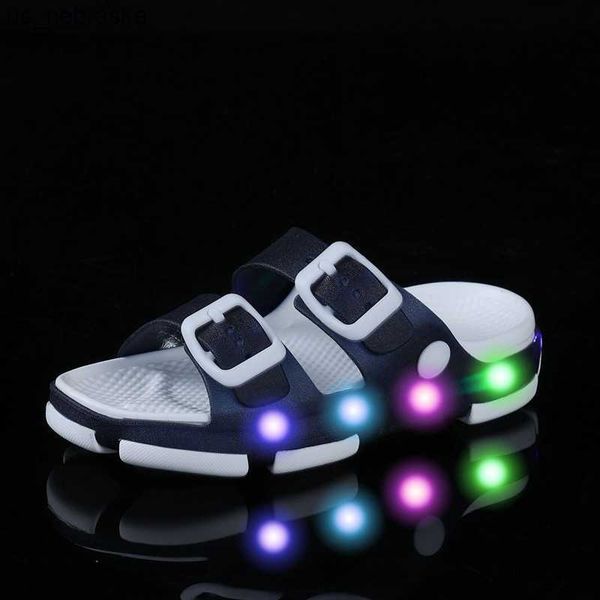 slipper xzvz kids sandals led glowing boys girls shoes soft sole childrens sandals indoor outdoor kids casual shoe travel beach slipper l230, Black;grey
slipper xzvz kids sandals led glowing boys girls shoes soft sole childrens sandals indoor outdoor kids casual shoe travel beach slipper l230, Black;grey