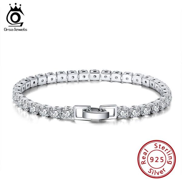 bangle orsa jewels tennis bracelet 4mm zirconia stone chain safety buckle 16.5cm 18cm woman bracelets bangle jewelry birthday gift sb93, Black
bangle orsa jewels tennis bracelet 4mm zirconia stone chain safety buckle 16.5cm 18cm woman bracelets bangle jewelry birthday gift sb93, Black