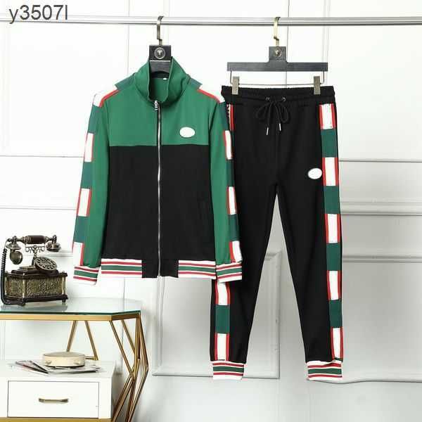 2023 spring designer men's tracksuits colpus sleeve letter side webbing stripe womens zipper stripe running suits patchwork pants tqma, Gray
2023 spring designer men's tracksuits colpus sleeve letter side webbing stripe womens zipper stripe running suits patchwork pants tqma, Gray