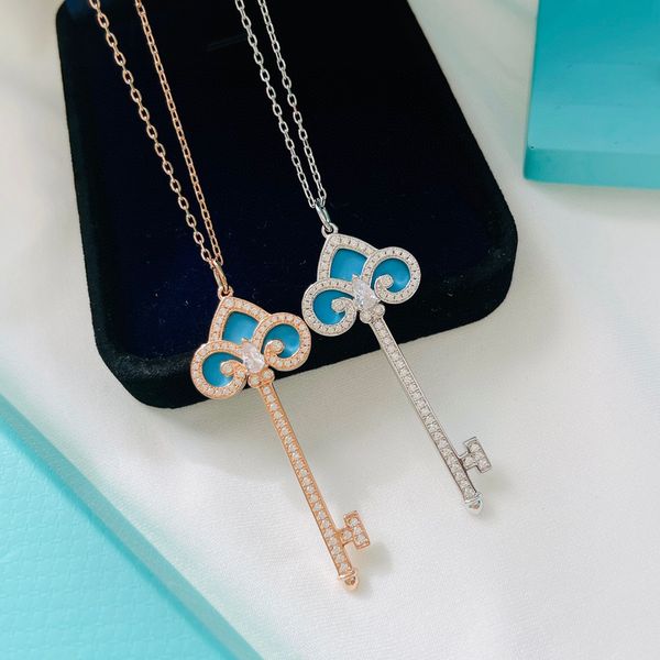 sterling silver turquoise iris key necklace delicate femininity light luxury style classic versatile
sterling silver turquoise iris key necklace delicate femininity light luxury style classic versatile