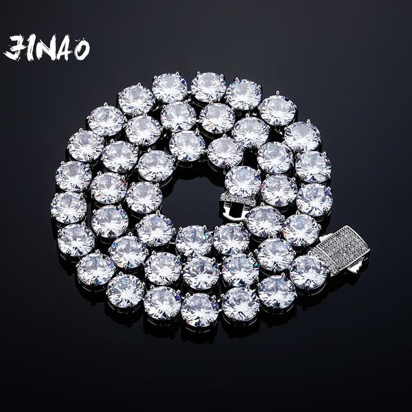 necklaces jinao 2021 new 10mm spring buckle tennis chain personality iced out aaa+ cz necklace jewelry for gift, Silver
necklaces jinao 2021 new 10mm spring buckle tennis chain personality iced out aaa+ cz necklace jewelry for gift, Silver