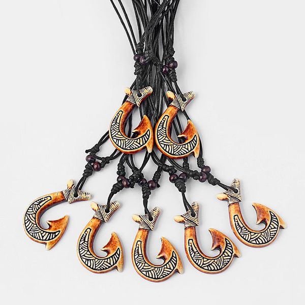 necklaces 12pcs ethnic tribe maori fishhook charms pendant faux yak bone necklace jewelry for men women gift jewelry 1733inch adjustable, Silver
necklaces 12pcs ethnic tribe maori fishhook charms pendant faux yak bone necklace jewelry for men women gift jewelry 1733inch adjustable, Silver