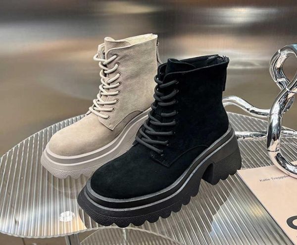 boots rimocy flock chunky platform ankle women 2022 laceup thick bottom short woman fashion wedge autumn shoes for ladies y22096123912, Black
boots rimocy flock chunky platform ankle women 2022 laceup thick bottom short woman fashion wedge autumn shoes for ladies y22096123912, Black