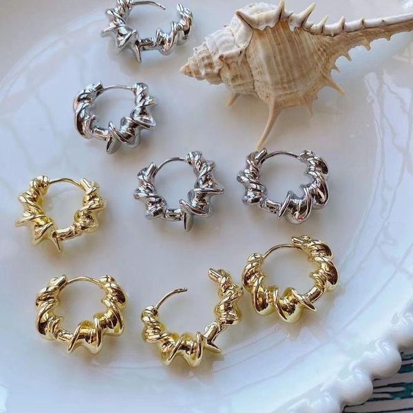 huggie 5 pairs 2021 new colorful metal twisted gold silver color geometric cshaped hoop earrings for women girls party jewelry, Golden;silver
huggie 5 pairs 2021 new colorful metal twisted gold silver color geometric cshaped hoop earrings for women girls party jewelry, Golden;silver