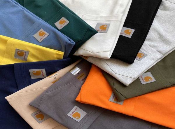 2023 european and new fashion t shirts tooling brand carhart pocket plain sleeves short tee american version breathable design 60ess, White;black
2023 european and new fashion t shirts tooling brand carhart pocket plain sleeves short tee american version breathable design 60ess, White;black