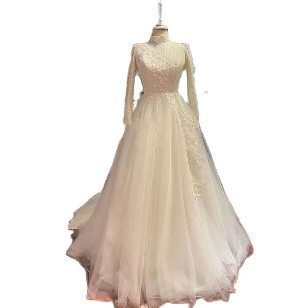 fabulous bead muslim wedding dresses a line puffy sleeve bridal gown lace applique arabic dubai islam womens formal dress, White
fabulous bead muslim wedding dresses a line puffy sleeve bridal gown lace applique arabic dubai islam womens formal dress, White