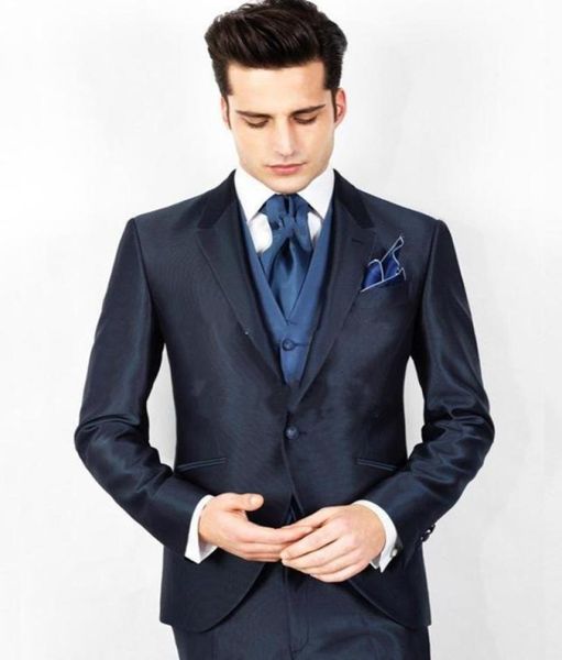 new custom design one button navy blue wedding groom tuxedos notch lapel groomsmen mens dinner blazer suits jacketpantsvesttie9994138, Black;gray
new custom design one button navy blue wedding groom tuxedos notch lapel groomsmen mens dinner blazer suits jacketpantsvesttie9994138, Black;gray