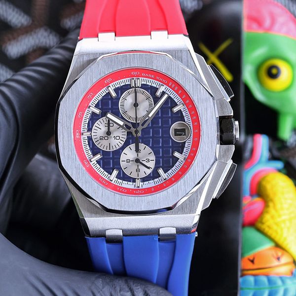 watch quartz movement men wristwatch 42mm business wristwatch stainless steel case designer watches business wristband montre de luxe, Silver
watch quartz movement men wristwatch 42mm business wristwatch stainless steel case designer watches business wristband montre de luxe, Silver