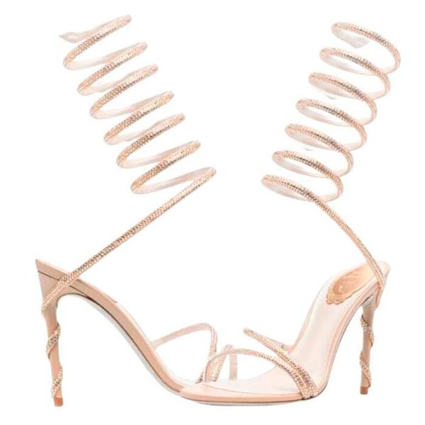 rene caovilla cleo open toe sandals crystal embellished spiral wrap around sandal twining rhinestone sandal women rainbow stiletto heels sho, Black
rene caovilla cleo open toe sandals crystal embellished spiral wrap around sandal twining rhinestone sandal women rainbow stiletto heels sho, Black