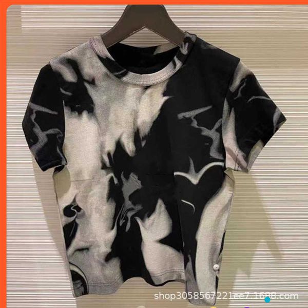 dawangjia aw celebrity short sleeved t-shirt with the same style for women's spring and summer 2023 new tie dyed ins high waisted top, White
dawangjia aw celebrity short sleeved t-shirt with the same style for women's spring and summer 2023 new tie dyed ins high waisted top, White