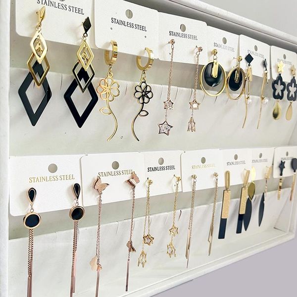 knot 30 pairs/lot 316l stainless steel earrings wholesale fashion mix designs for women, Silver
knot 30 pairs/lot 316l stainless steel earrings wholesale fashion mix designs for women, Silver