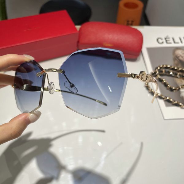 euro american eyeglasses womens designer sunglasses carti glasses mens fashion waterproof frameless uv400 sunglass polaroid lens ornamental, White;black
euro american eyeglasses womens designer sunglasses carti glasses mens fashion waterproof frameless uv400 sunglass polaroid lens ornamental, White;black