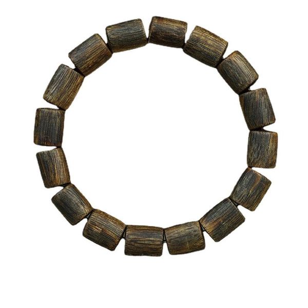 bangle agarwood nha zhuang white kyara with shape natural authentic simple bracelet pure beaded bracelet buddha beads bracelet, Black
bangle agarwood nha zhuang white kyara with shape natural authentic simple bracelet pure beaded bracelet buddha beads bracelet, Black