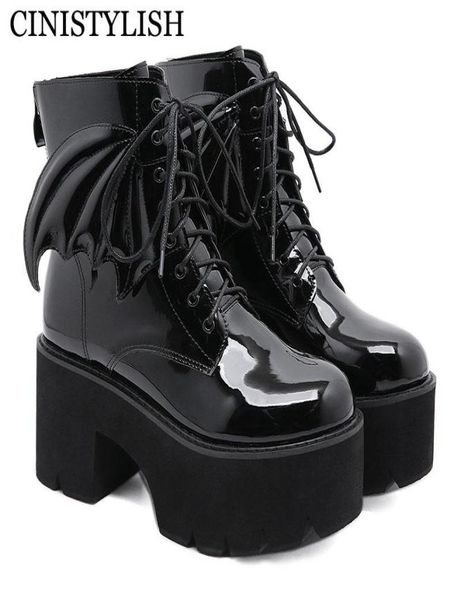 goth ankle boots high heels patent leather womens shoes on platform demonia boots punk gothic model angel wing new fashion3571941, Black
goth ankle boots high heels patent leather womens shoes on platform demonia boots punk gothic model angel wing new fashion3571941, Black