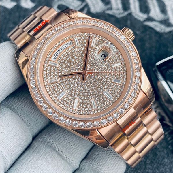 rose gold stainless steel strap casual business mens watch casual business watches 41mm diamond dial automatic winding mechanical wristwatch, Slivery;brown
rose gold stainless steel strap casual business mens watch casual business watches 41mm diamond dial automatic winding mechanical wristwatch, Slivery;brown