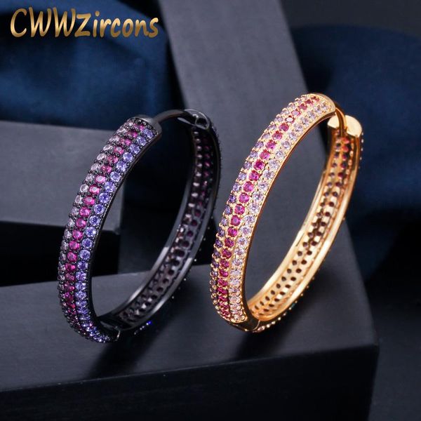 huggie cwwzircons designer rainbow red purple cubic zirconia big round gold color huggie hoop earrings for women gift accessories cz564, Golden;silver
huggie cwwzircons designer rainbow red purple cubic zirconia big round gold color huggie hoop earrings for women gift accessories cz564, Golden;silver