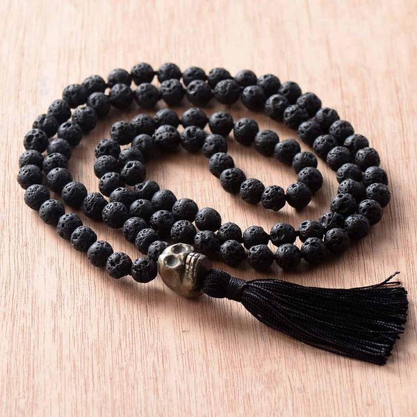necklaces couples necklace quality 8mm lava stones pyrite skull pendant tassel mens necklace beads women jewelry gift dropshipping, Silver
necklaces couples necklace quality 8mm lava stones pyrite skull pendant tassel mens necklace beads women jewelry gift dropshipping, Silver