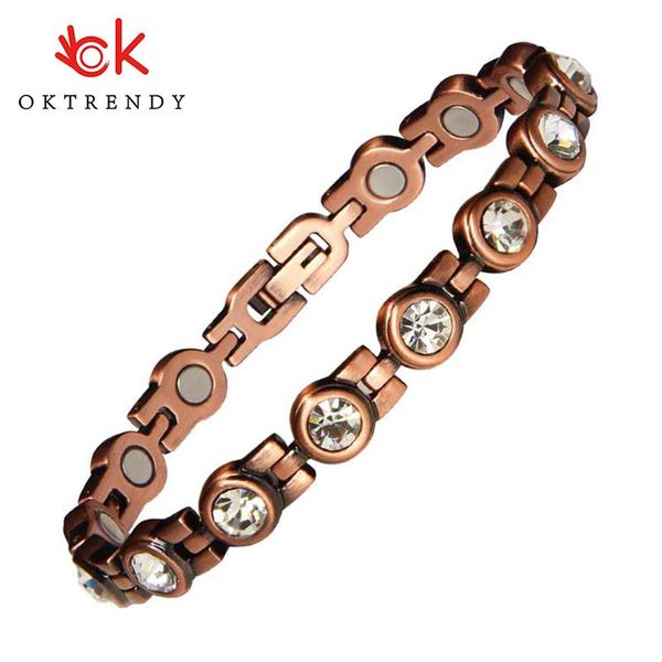 bangle oktrendy fashion copper magnetic bangle bracelet gift new trendy women round white crystal rhinestone fine jewelry female, Black
bangle oktrendy fashion copper magnetic bangle bracelet gift new trendy women round white crystal rhinestone fine jewelry female, Black